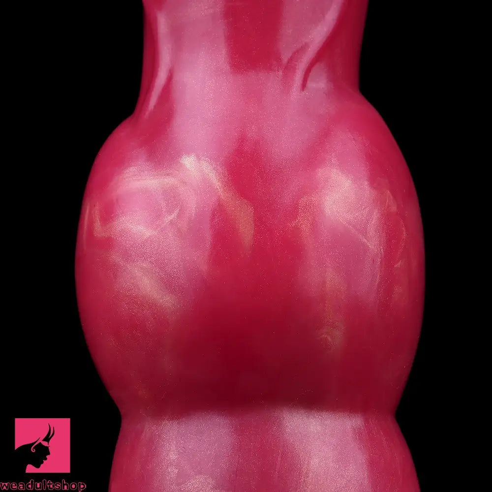 8.46in Knotted Silicone Soft Big Dog Ejaculating Dildo Penis Sex Toy