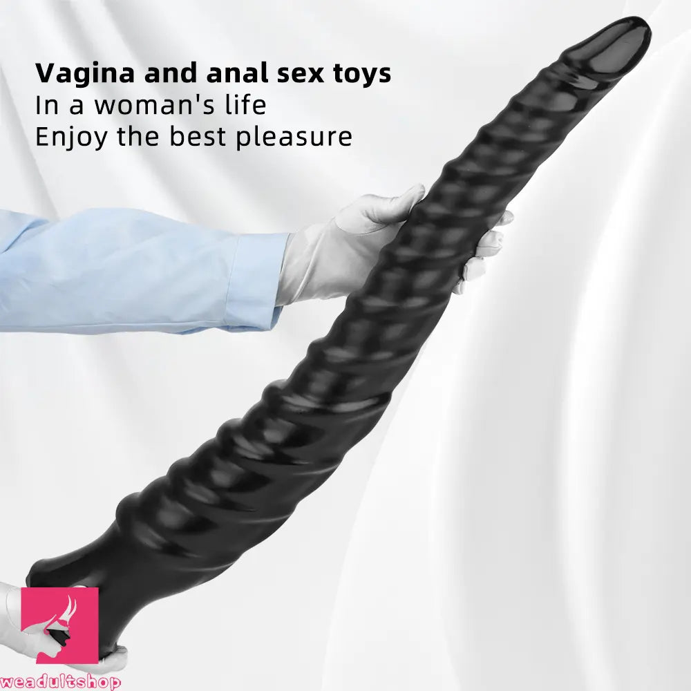 29.34in Super Long Large Masturbator PVC Anal Expansion Spiral Big Dildo