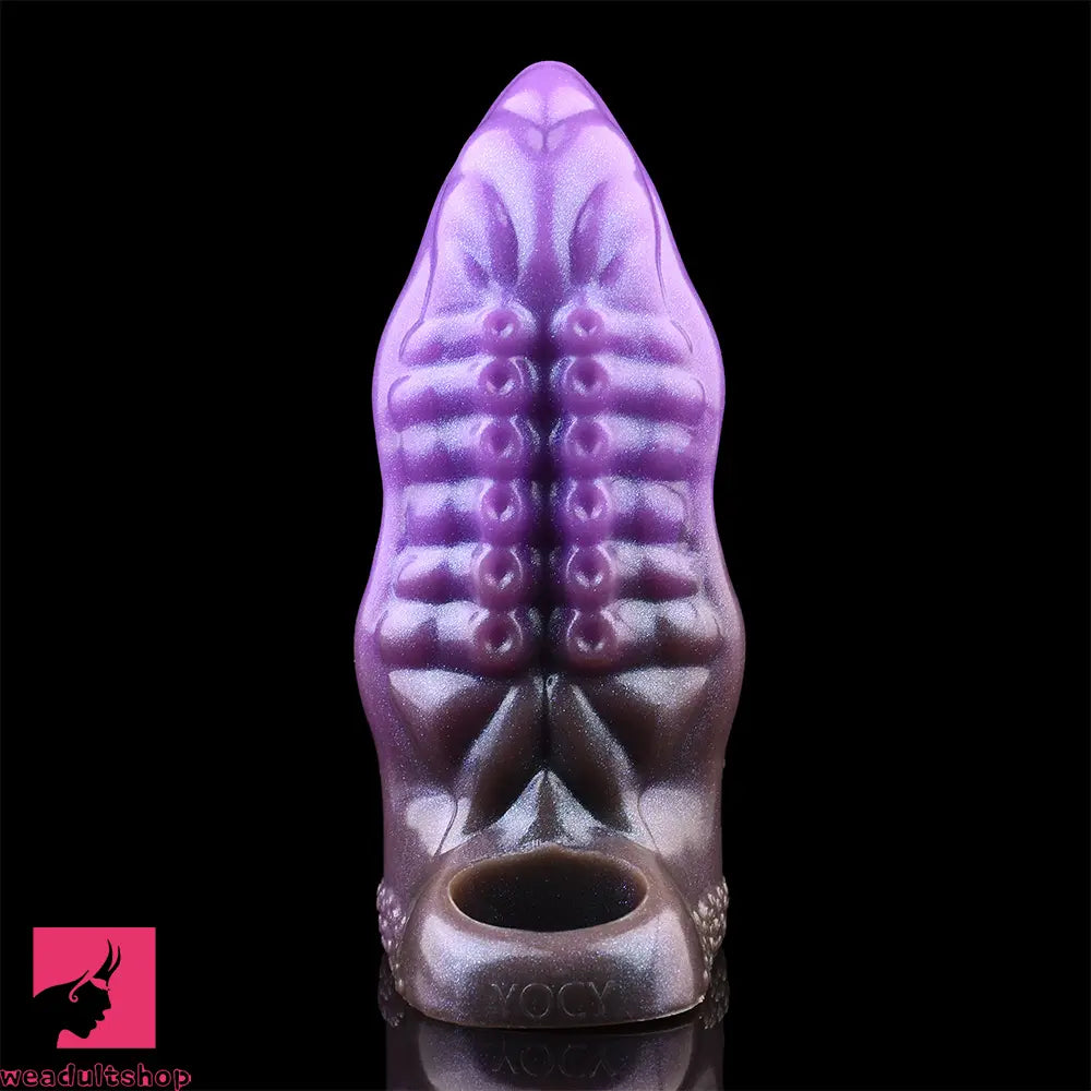 6.14in Tentacle Fantasy Hollow Silicone Dildo Sleeve For Cock Enlargement