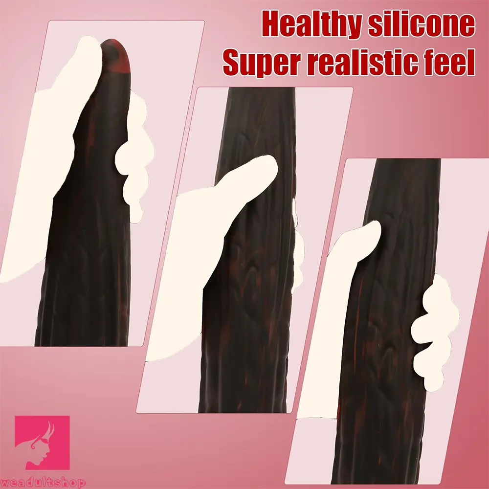 14.5in Fantasy Monster Huge Silicone Soft Dildo For Women Men Massager