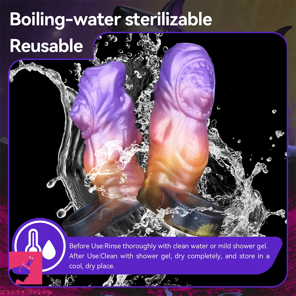 4.4in Shar Vorrfyn Fantasy Silicone Soft Dildo Sleeve Penis Extender