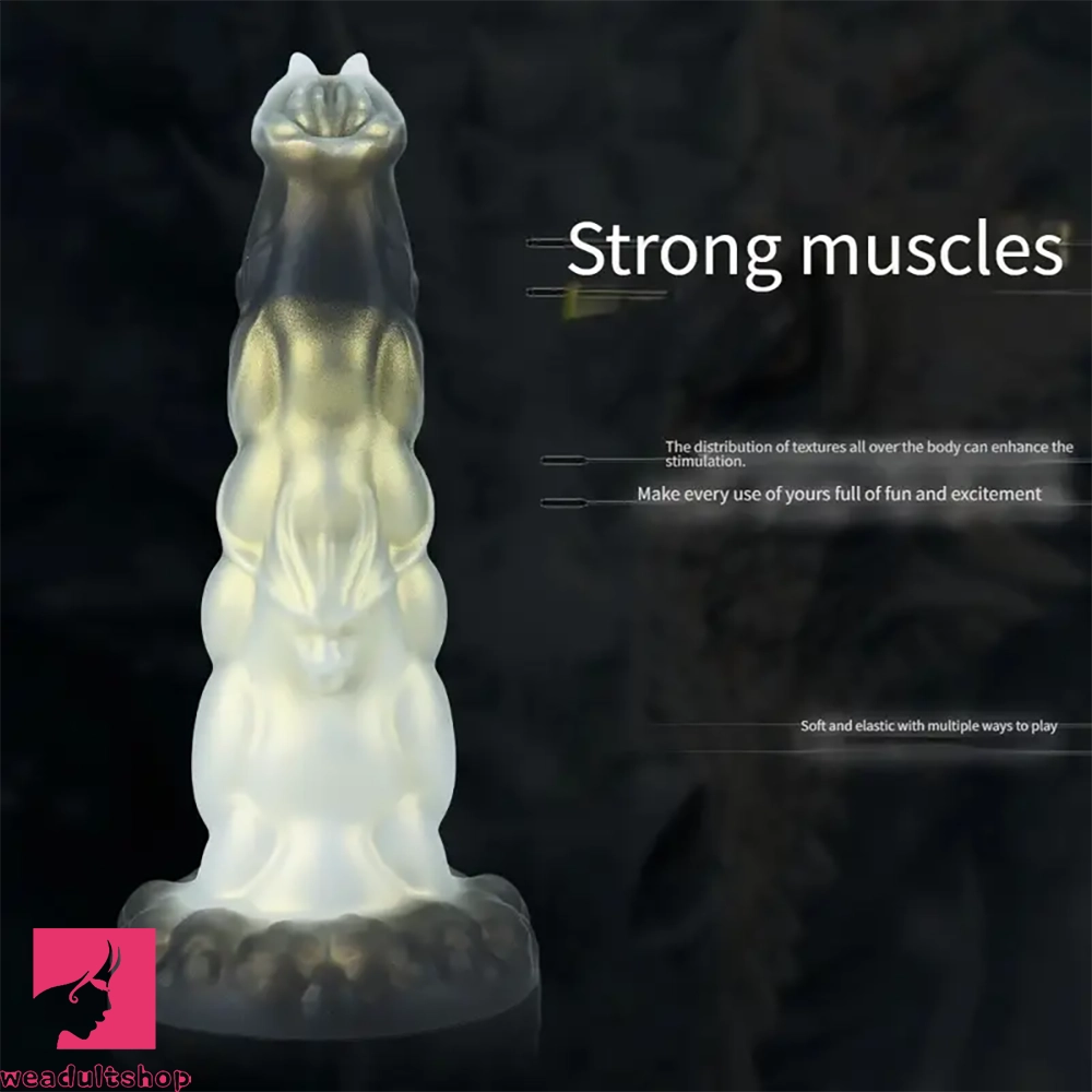 7.95in Hands-Free Monster Silicone Dilation Dildo With Strong Suction Cup