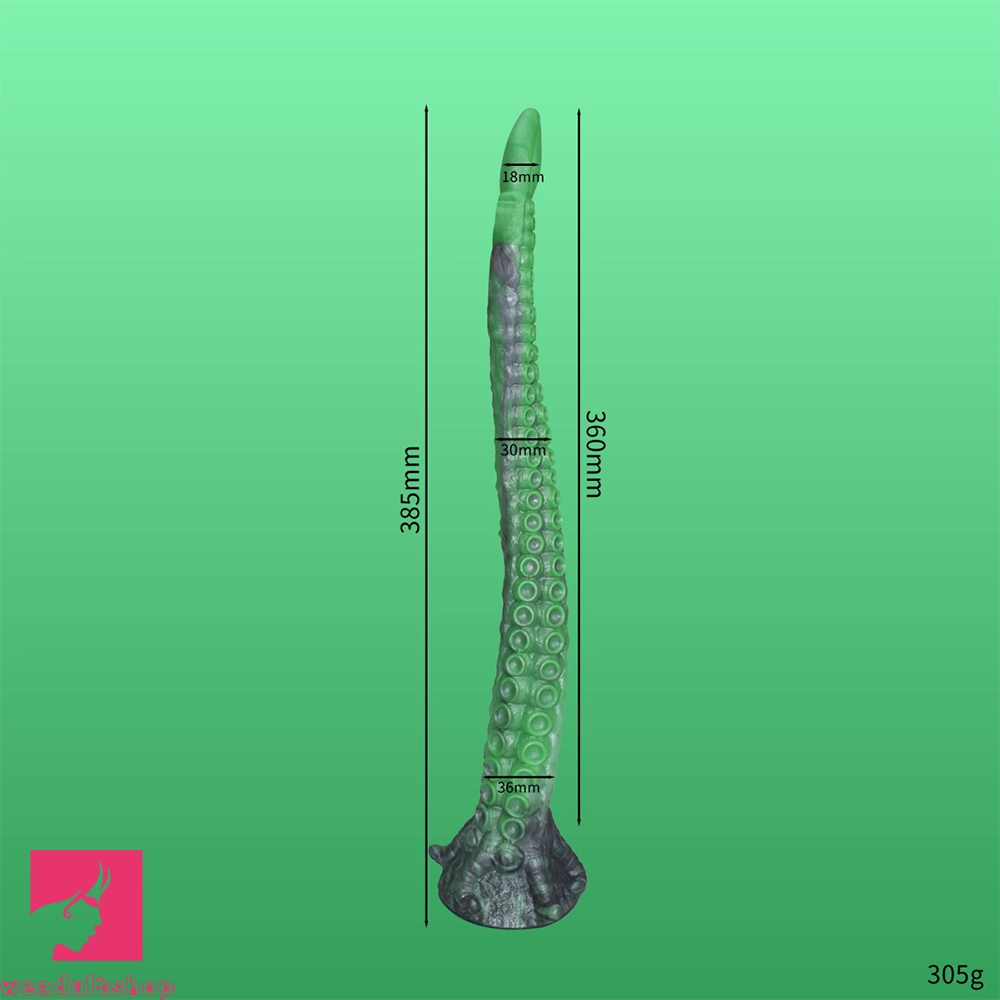 15.16in 17.32in Super Long Big Tentacle Silicone Butt Plug Dildo Anal Sex