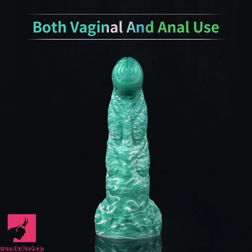 9.06in Fantasy Silicone Soft Dildo Large Thick Suction Cup Anal Clit Toy