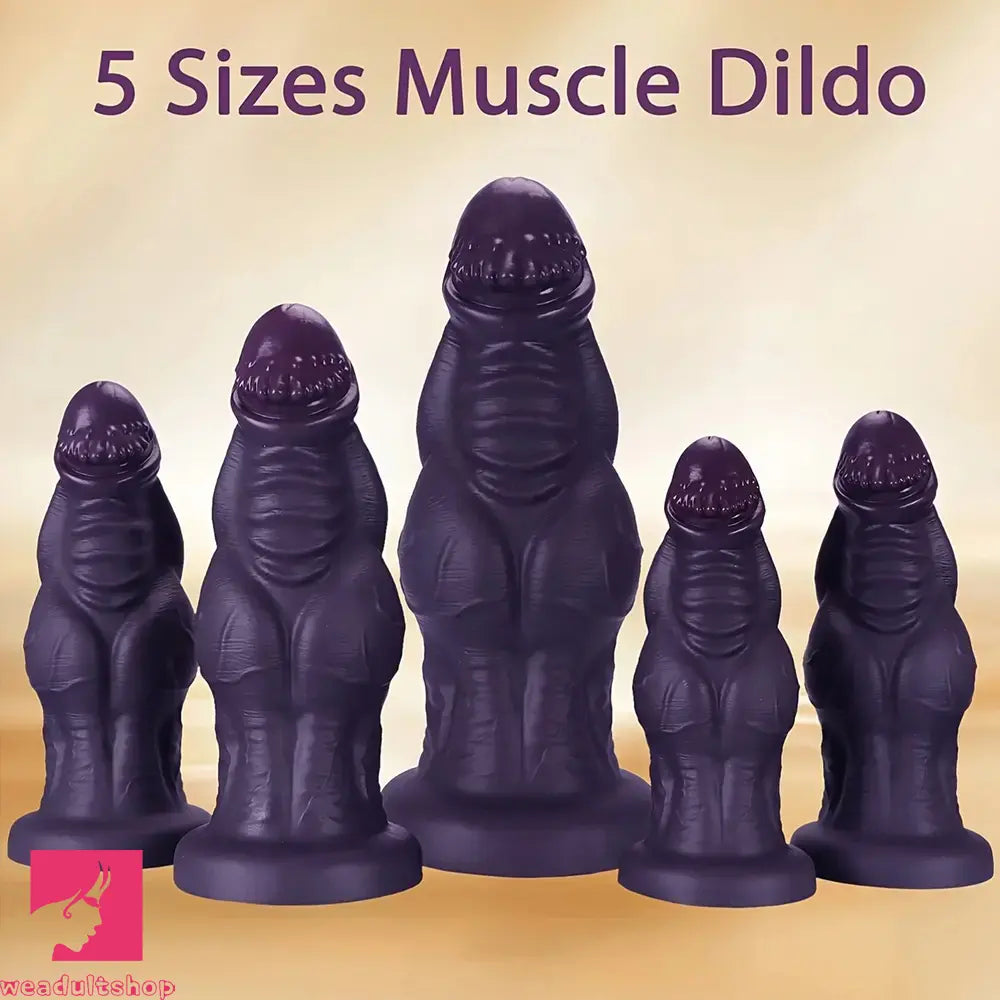 9.05in 9.44in 10.23in 11.61in 12.59in G-Spot Tentacle Knot Fantasy Soft Dildo