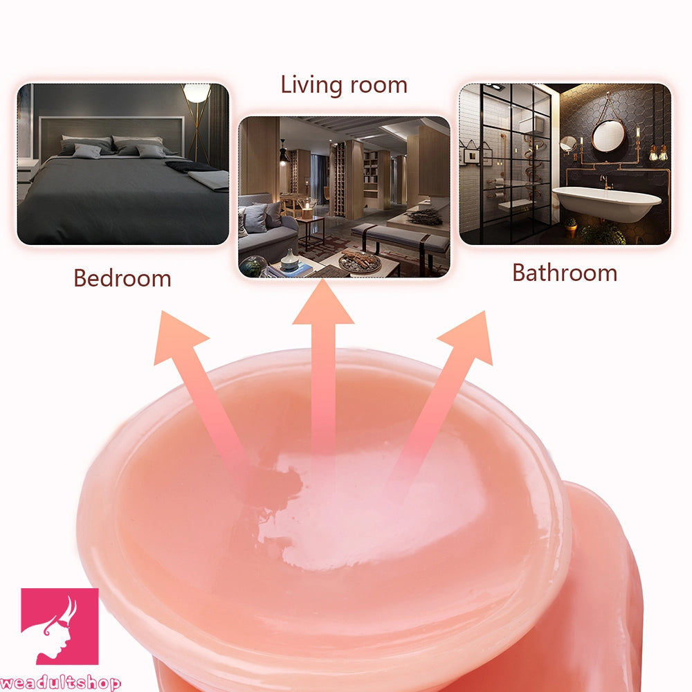 9.05in Big Skin Ejaculating Dildo Suction Cup Anal Toy Vaginal Massager