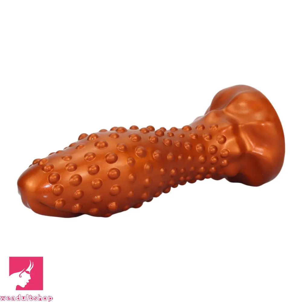 6.29in 8.66in 11.02in Spiked Stripe Silicone Butt Plug Odd Dildo Vagina Dilator