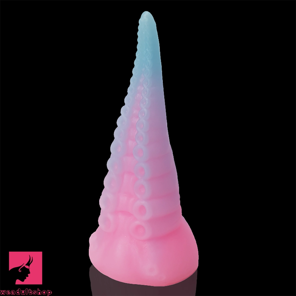 6.49in Luminous Soft Tentacle Octopus Silicone Animal Dildo For Prostate
