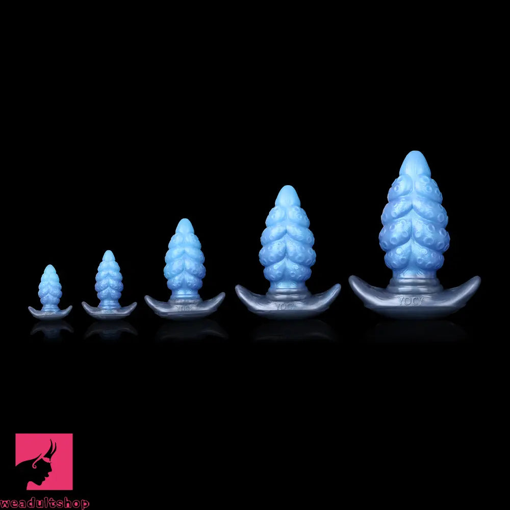 2.91in-9.05in Octopus Vibrating Anchor Dildo Anal Plug Wearable Mouth Gag