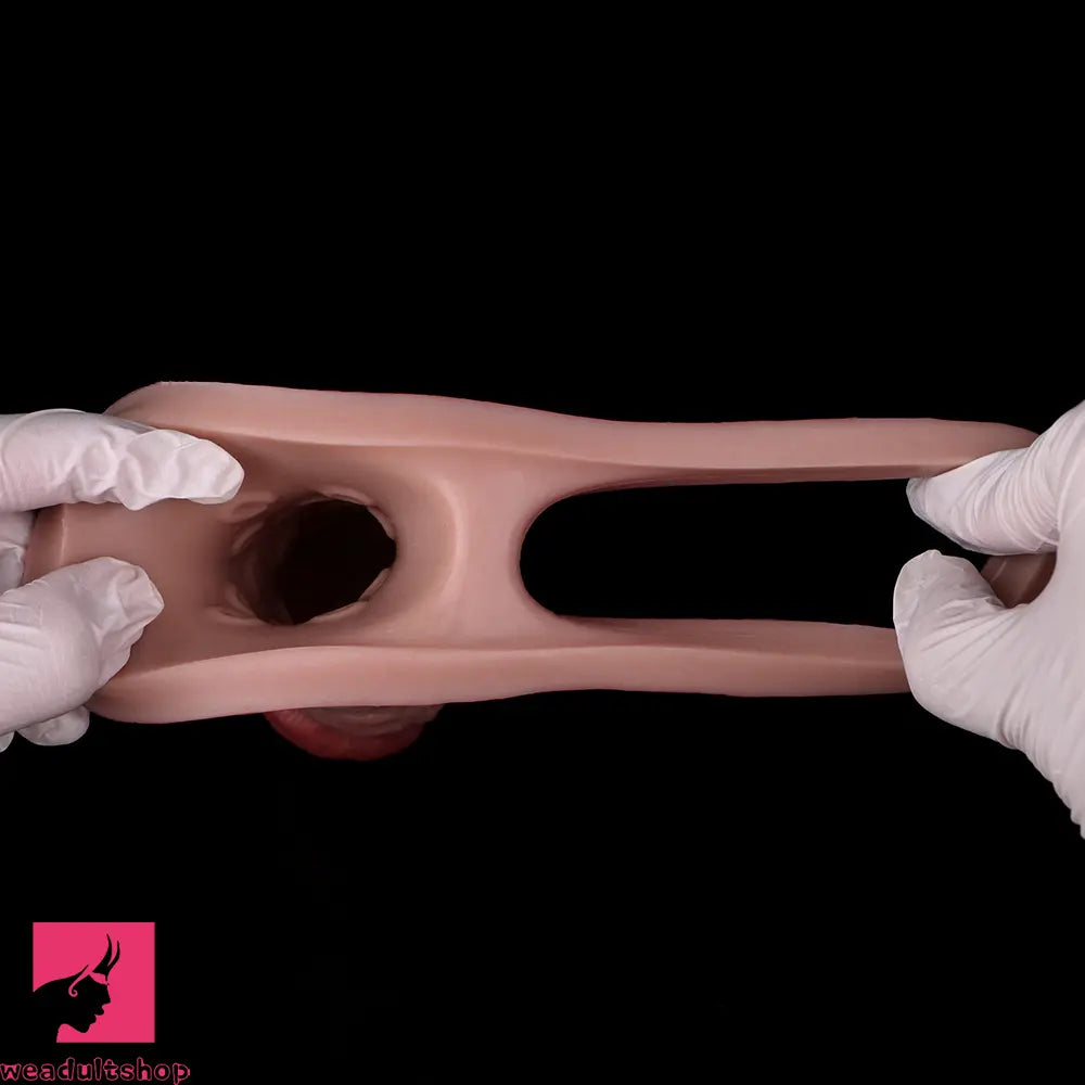 6.65in Real Lifelike Hollow Silicone Soft Dildo Cock Sleeve For Lengthened