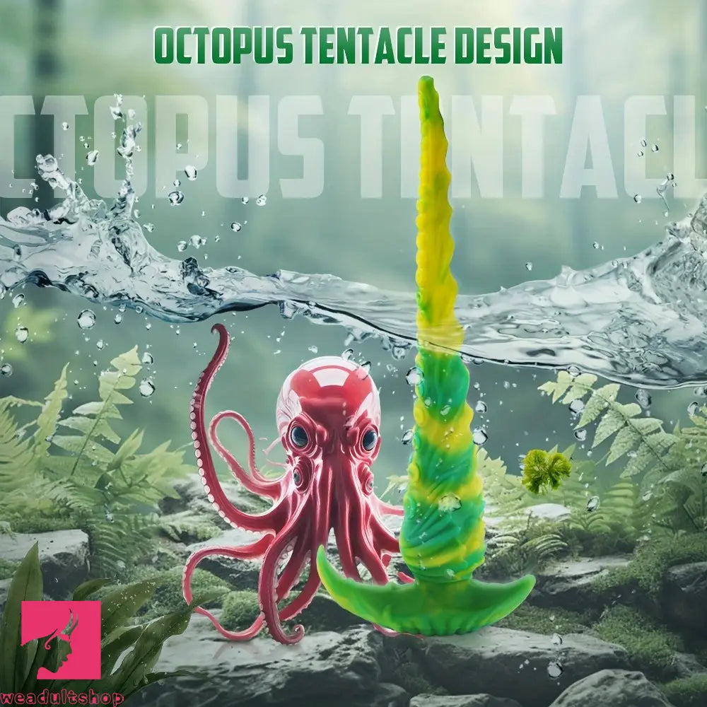 13.78in 17.72in Realistic Long Tentacle Octopus Anal Dildo For G Spot & Clit