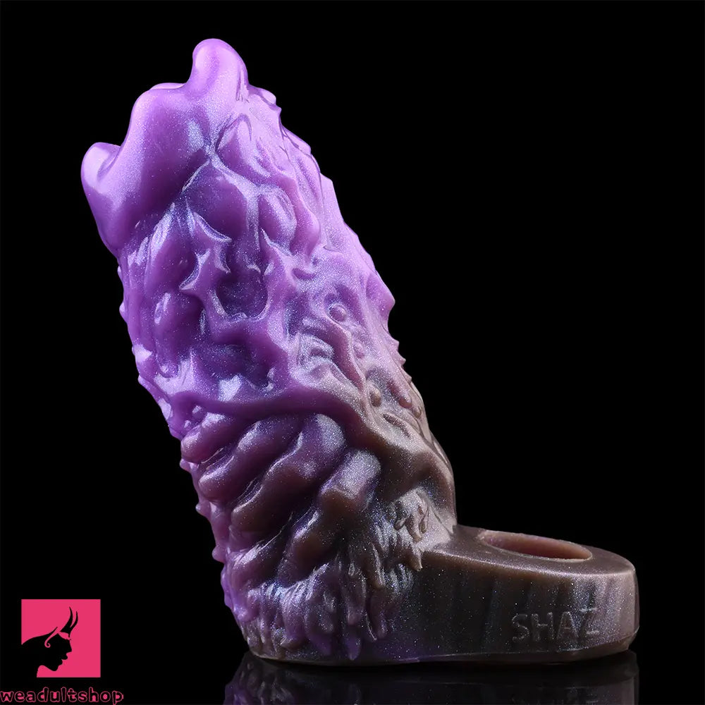 5.78in Dragon Beast Creature Fantasy Hollow Silicone Soft Dildo Sleeve