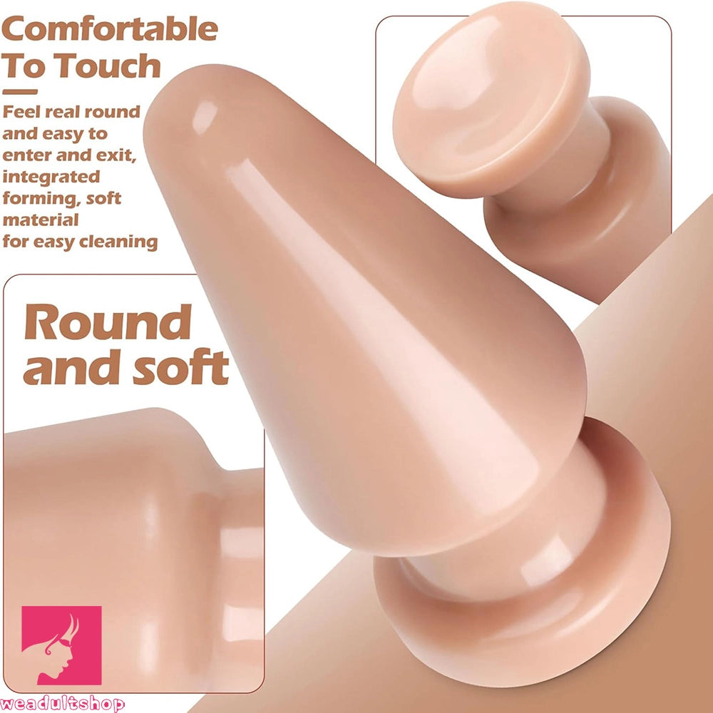 6.69in Butt Plug Dildo PVC Female Masturbation Sex Toy Vaginal Massager