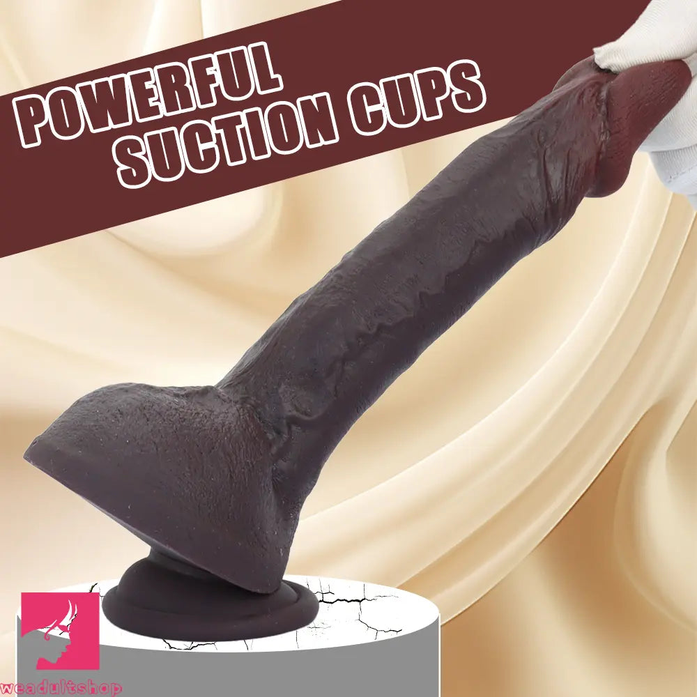 8.67in Real Touching Feeling Skin Dildo Adult Erotic Gift For Erotic Pleasure