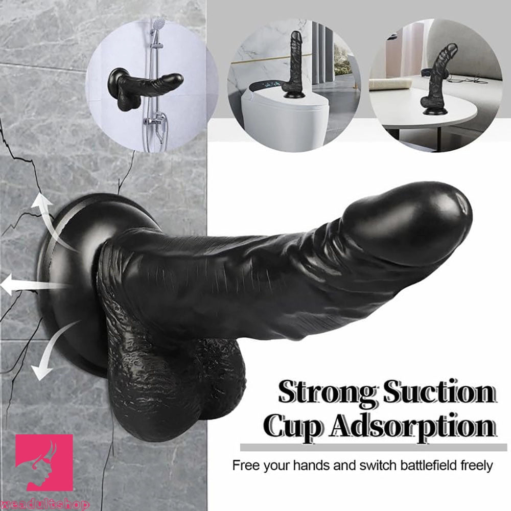 10in Huge Penis Soft Real Skin Big Suction Cup Dildo Sex Toy For Lesbian