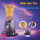 7.48in Exotic Thick Monkey Fantasy Soft Dildo With Suction Cup Cock Toy