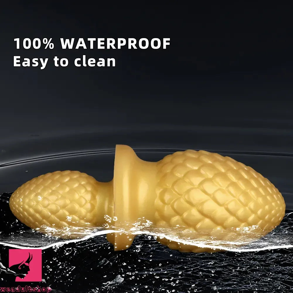 3.93in 5.9in Newbie Anal Cock Masturbator Silicone Soft Butt Plug Dildo