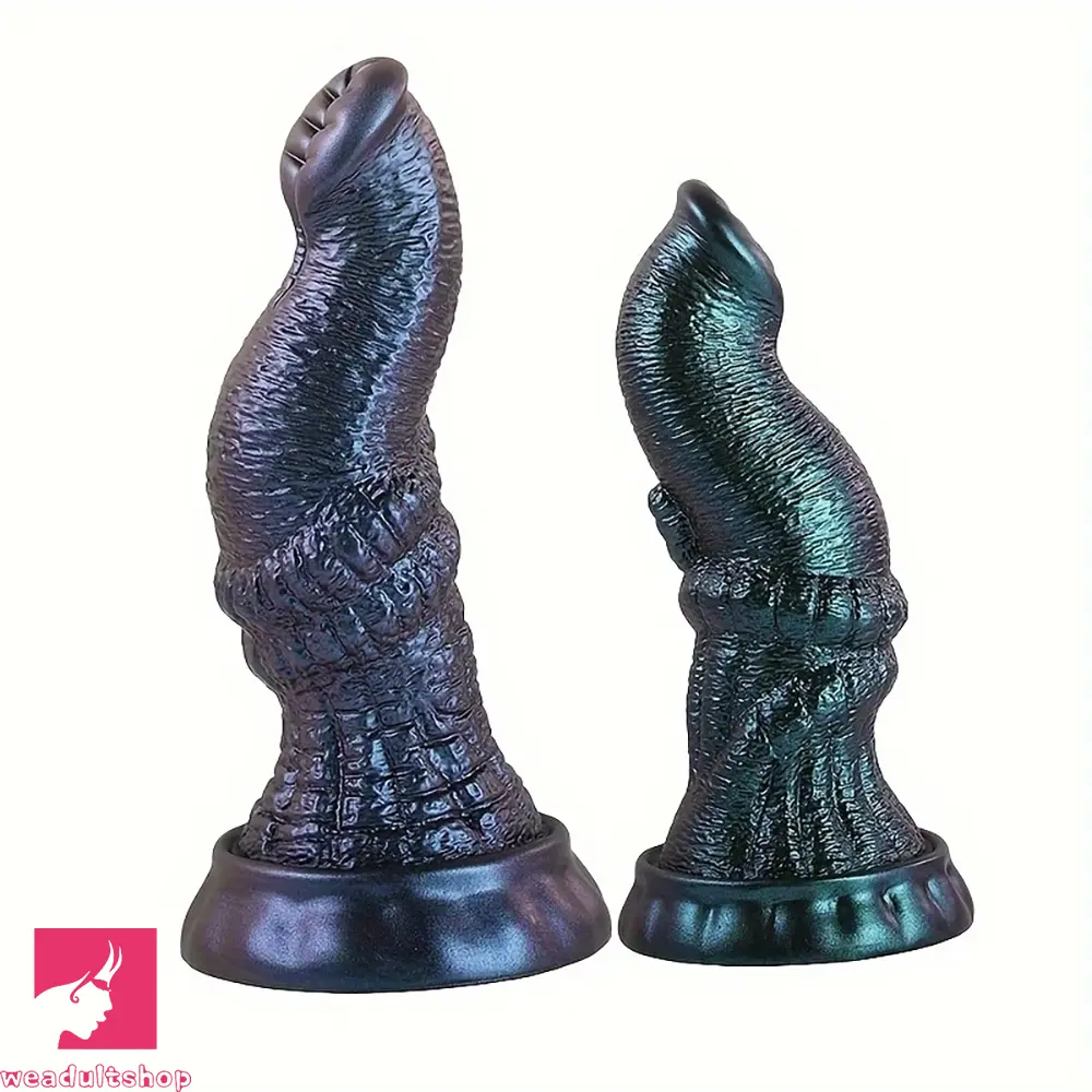 5.91in 7.4in Exotic Silicone Elephant Trunk Insertion Female Orgasm Dildo