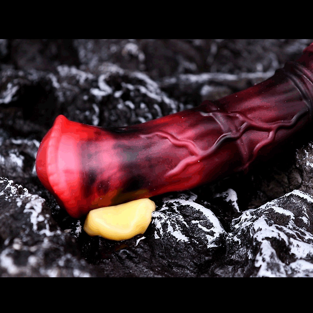 5.58in 7.17in Silicone Horse Dildo Sleeve Vibrating Hollow Waterproof Dildo