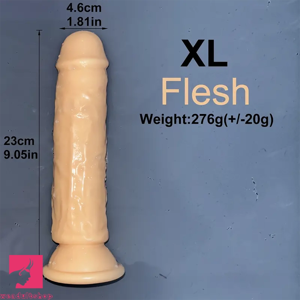 6.1in 6.7in 7.48in 8.26in 9.05in Soft Realistic Jelly Transparent Prostate Dildo