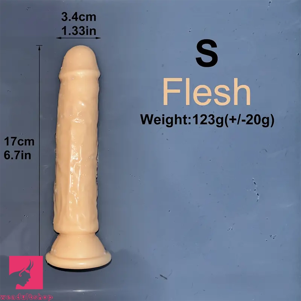 6.1in 6.7in 7.48in 8.26in 9.05in Soft Realistic Jelly Transparent Prostate Dildo