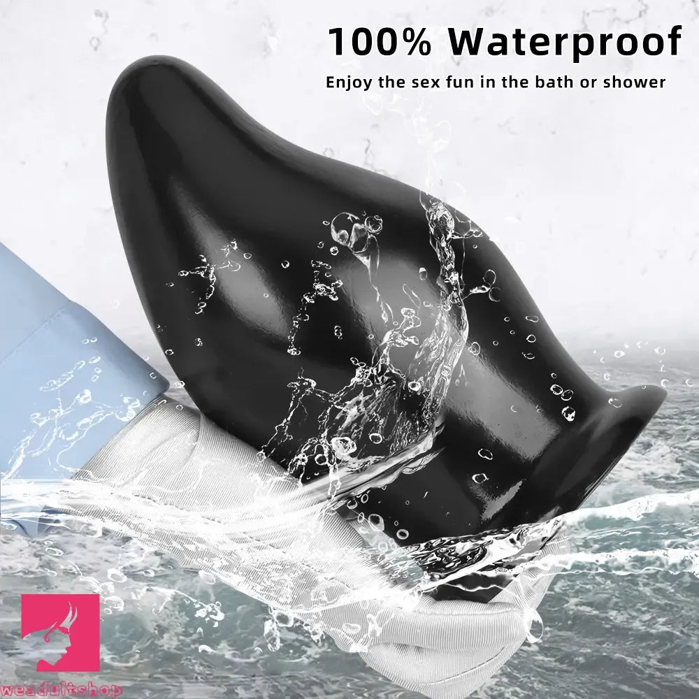 7.87in 9.44in PVC Black Anal Plug Thick Fat Big Dildo Cock With Suction Cup