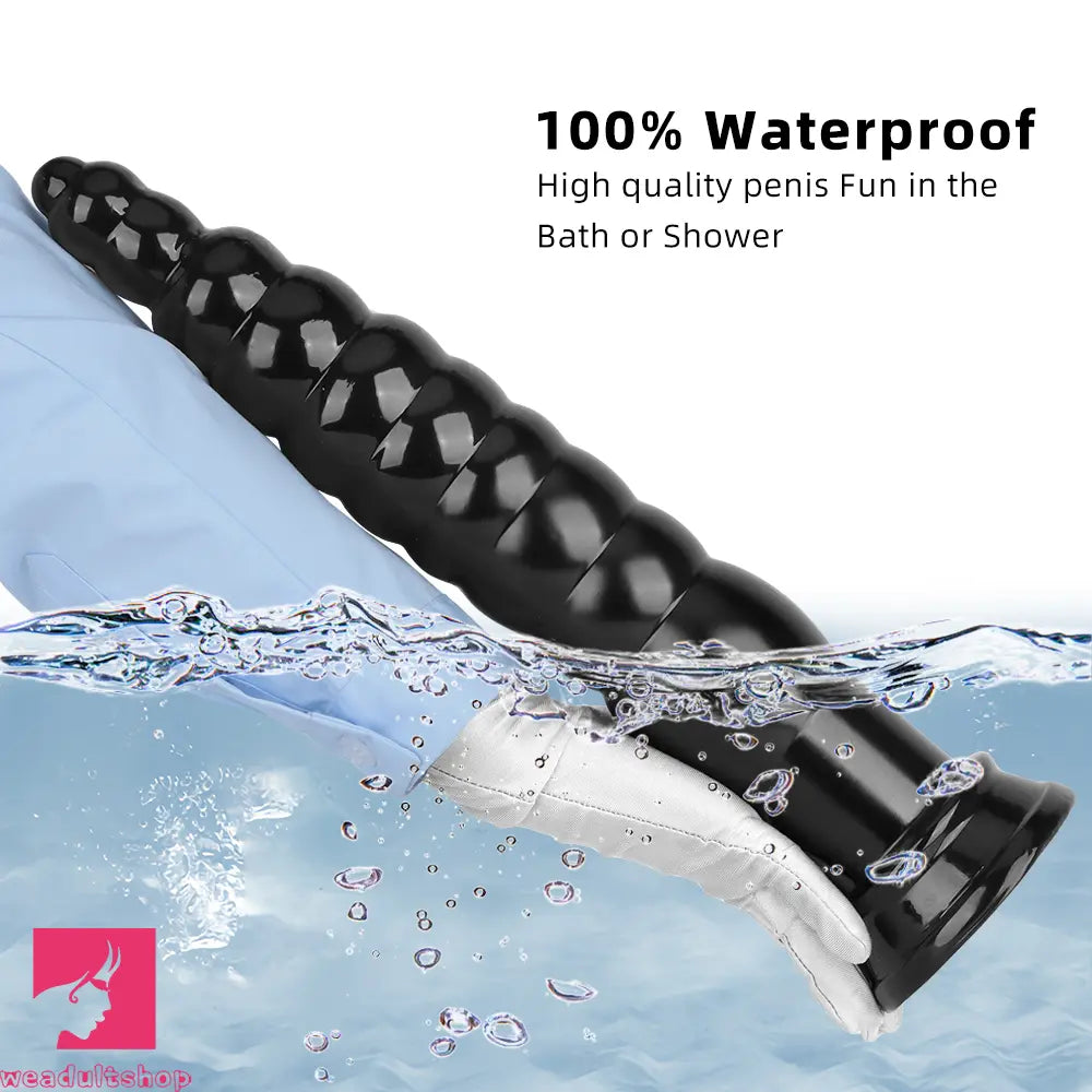 12.6in 17.32in PVC Super Long Large Thick Anal Plug Dildo Torture Cock