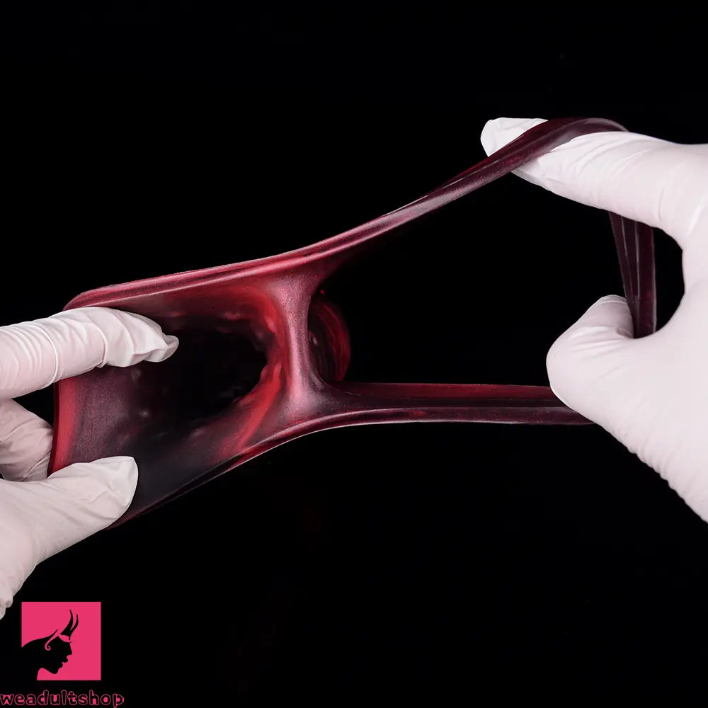 5.98in 7.09in Silicone Cock Sleeve Soft Vibrating Uncut Hollow Dildo For Clit