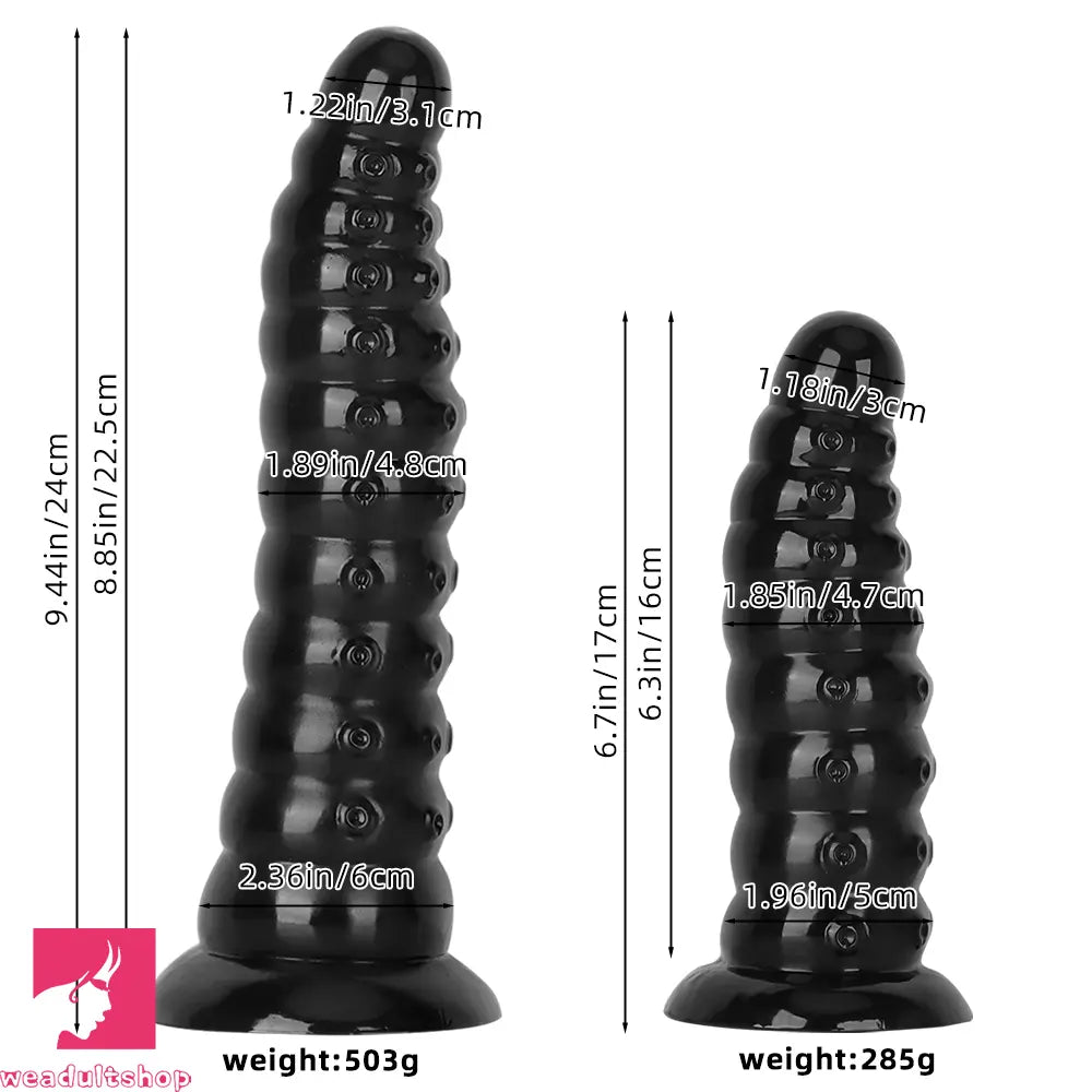 6.7in 8.44in Tentacle PVC Anal Plug Dildo Durable Construction Love Toy