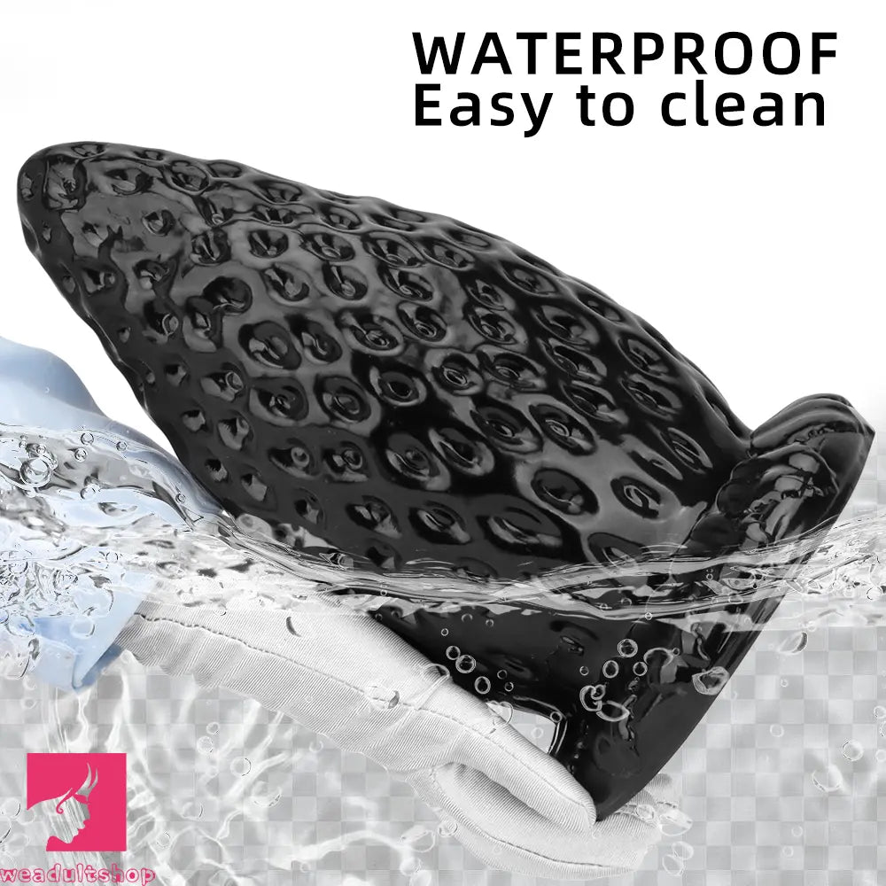 5.9in 8.07in 9.84in Super Thick Strawberry Penis Anal Plug PVC Dildo