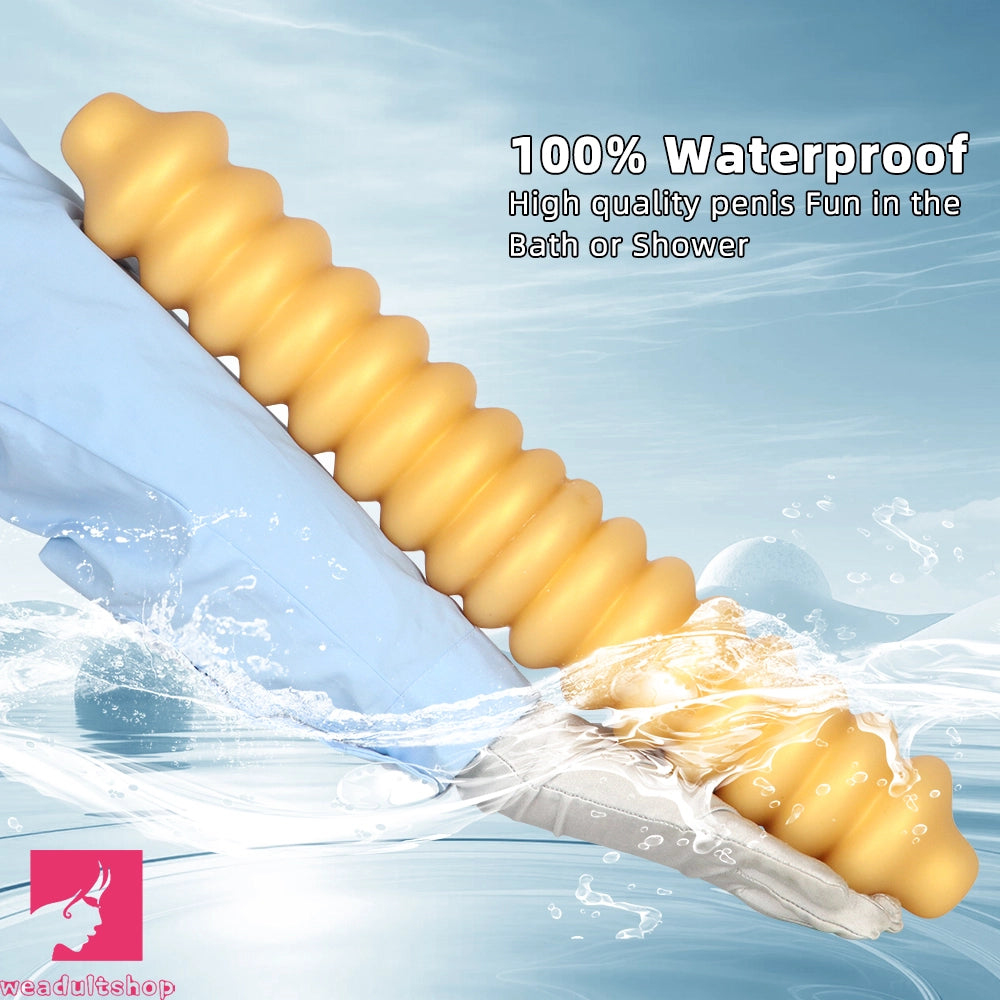 19.68in Silicone Long Large Double Head Threaded Fat Anal Plug Cock Dildo