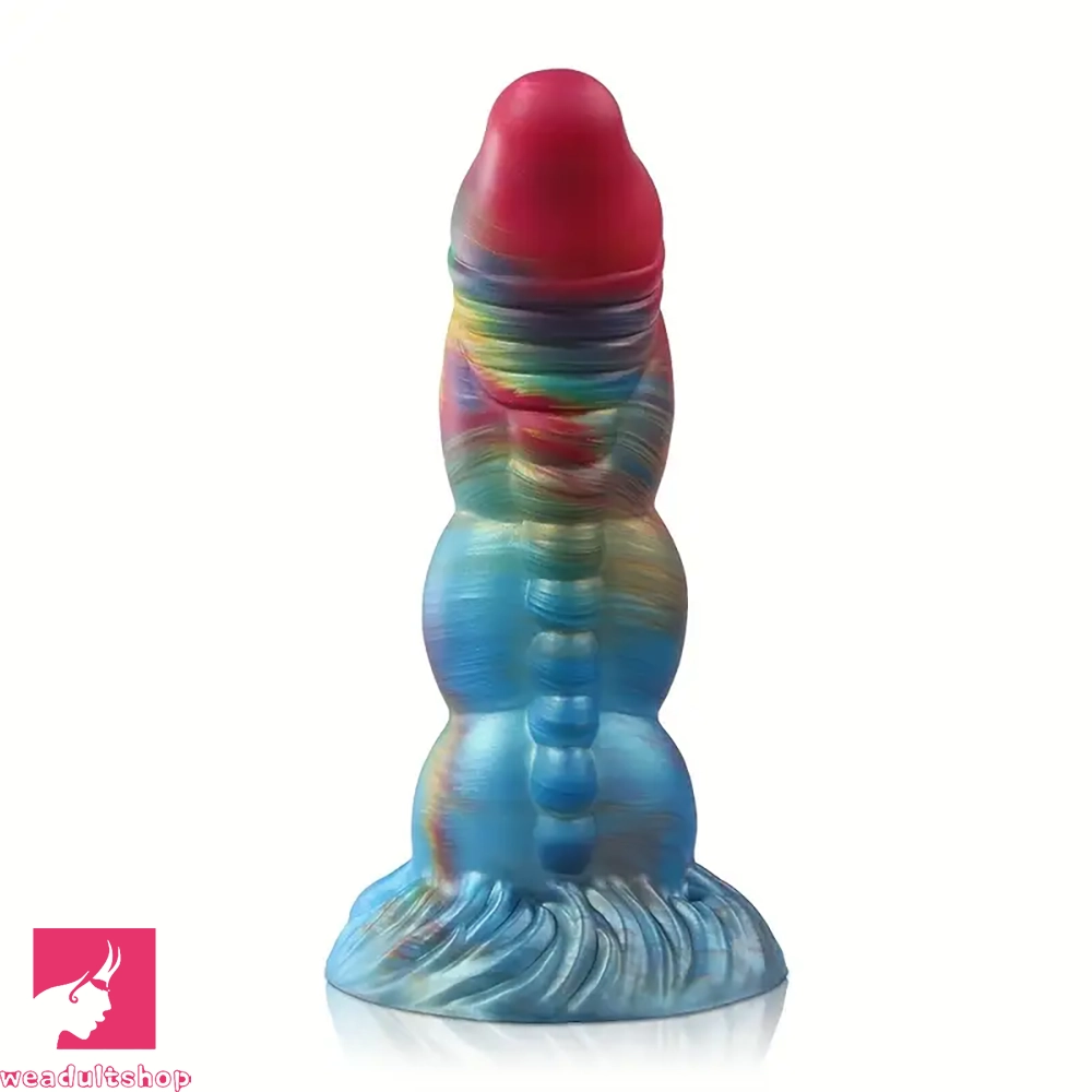 7.87in Forest Light Fantasy Monster Prostate Dildo With Glow in The Dark