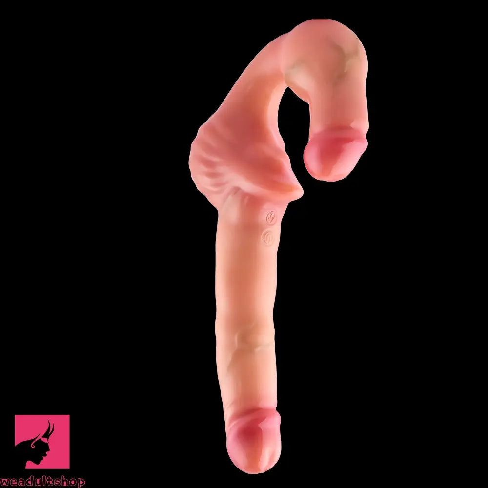 10.8in Strapless Silicone Large Soft Double Sided Strapon Dildo For Sex