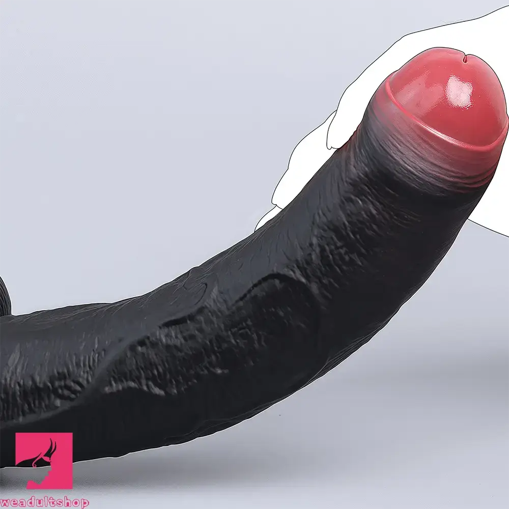 8.35in 10.43in 12.2in Uncut Large Silicone Realistic Skin Dildo Real Orgasm
