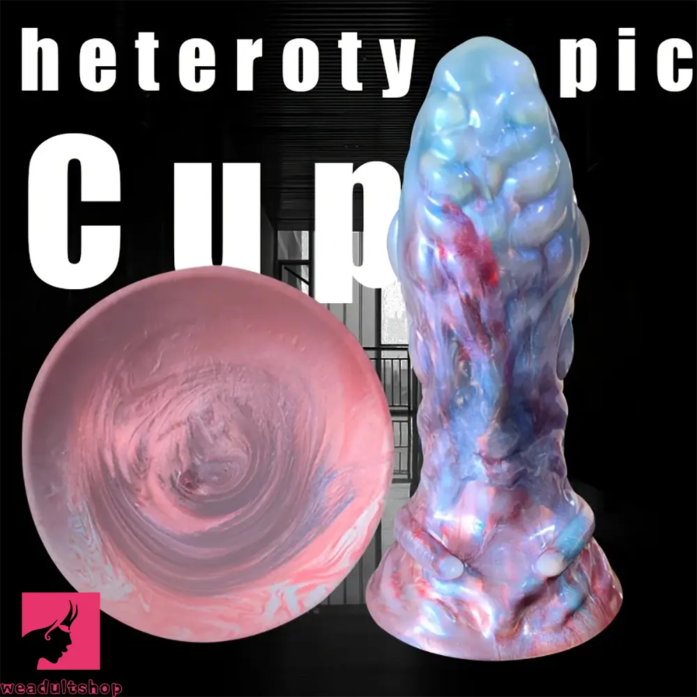 7.28in Heteroty Creature Fantasy Soft Silicone Monster Dildo With Bumps