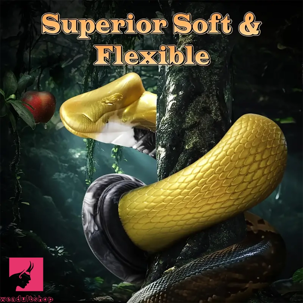 8.66in Kobra Monster Cock Adult Toy Snake Thick Anal Dildo For Vagina