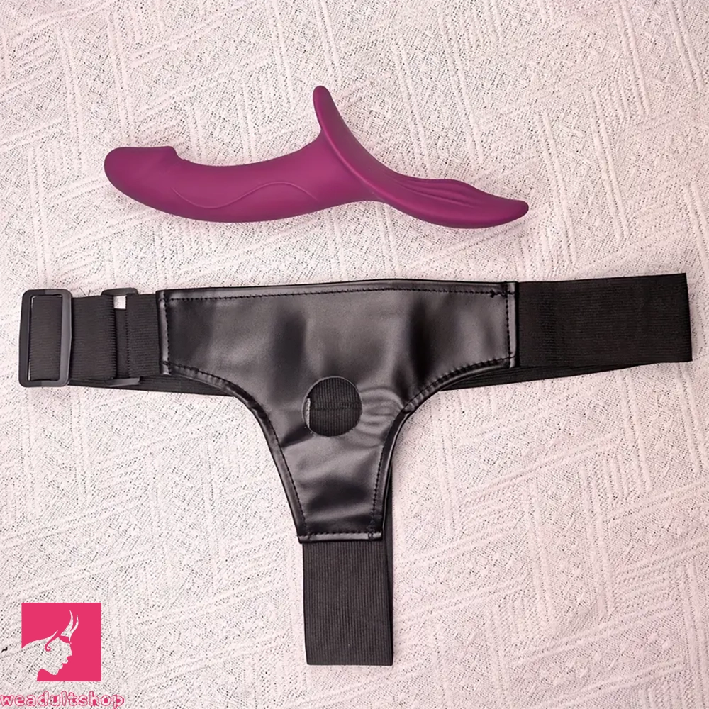 9.84in Dual motor Double-Ended G Spot Automatic Silicone Strap on Dildo