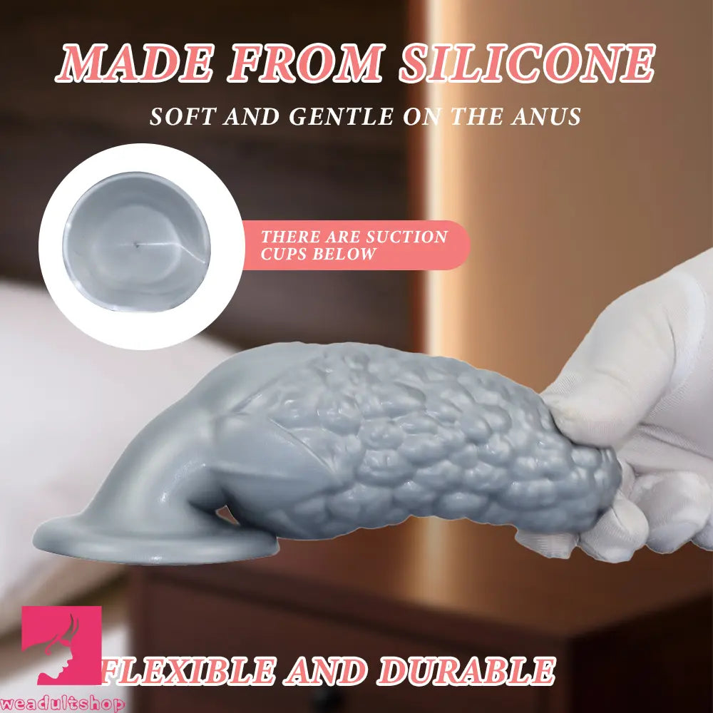 7.16in Graininess Raised Particles Reminiscent Corn Soft Butt Plug Dildo