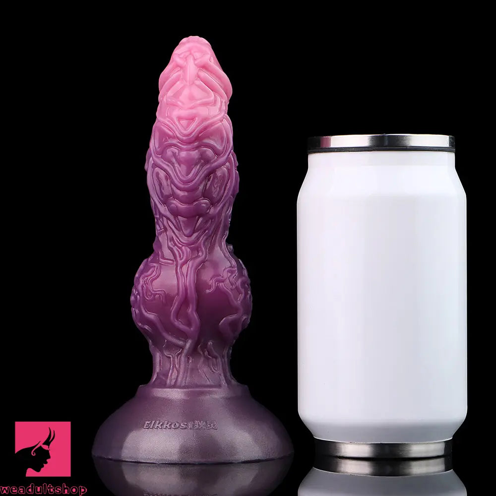 7.24in Fantasy Dog Knot Squeezing Inflatable Alien Penis Dildo For Sex