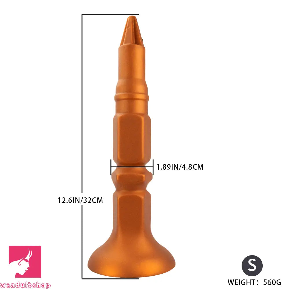 12.6in 14.5in 17.71in Screw Type Long Butt Plug Dildo Anal Plug For Hands-Free