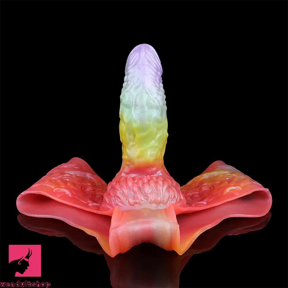 9.17in Monster Fantasy Silicone Soft Strap on Hollow Dildo Panty Cock