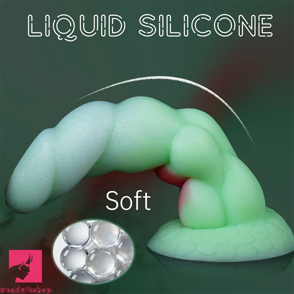 8.27in Animal Alien Liquid Silicone Monster Dildo Masturbator Erotic Cock