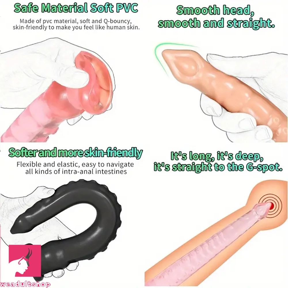 12.2in Big Butt Plug Tentacle Monster Anal Dildo For Clit Dilation Training