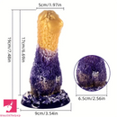 7.48in Novelty Sheep-Shaped Animal Male Receptacle Flexible Clit Dildo