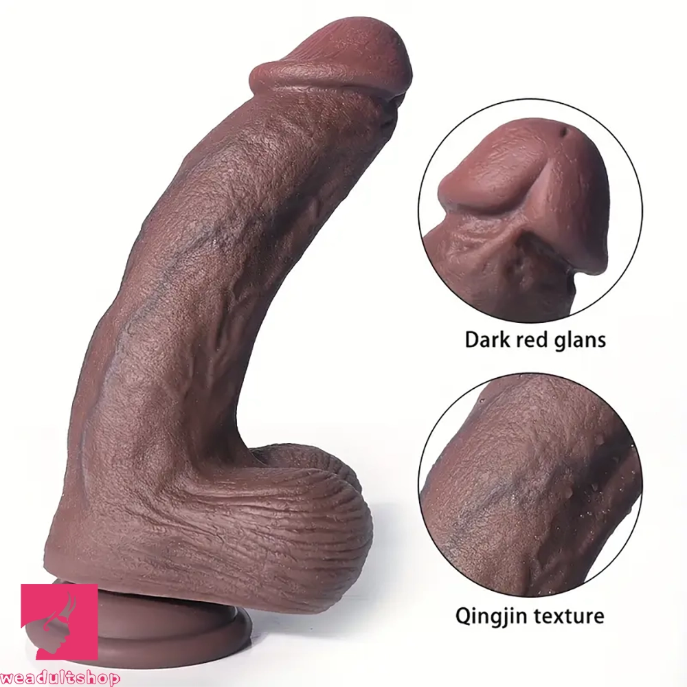 6.3in 7.48in 9.45in Silicone Realistic Huge Penis Feel Skin Sensation Dildo