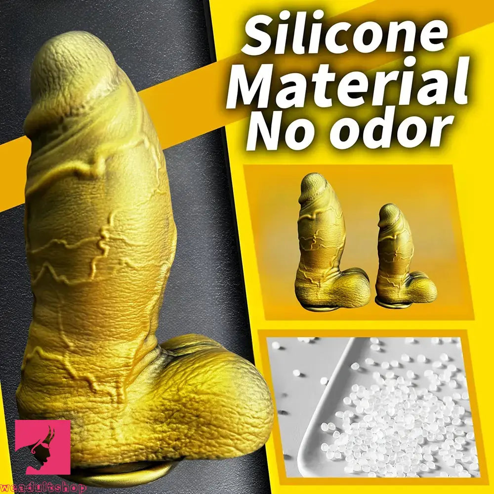 7.87in 9.84in Thick Realistic Silicone Dildo For Vaginal G-spot Stimulation