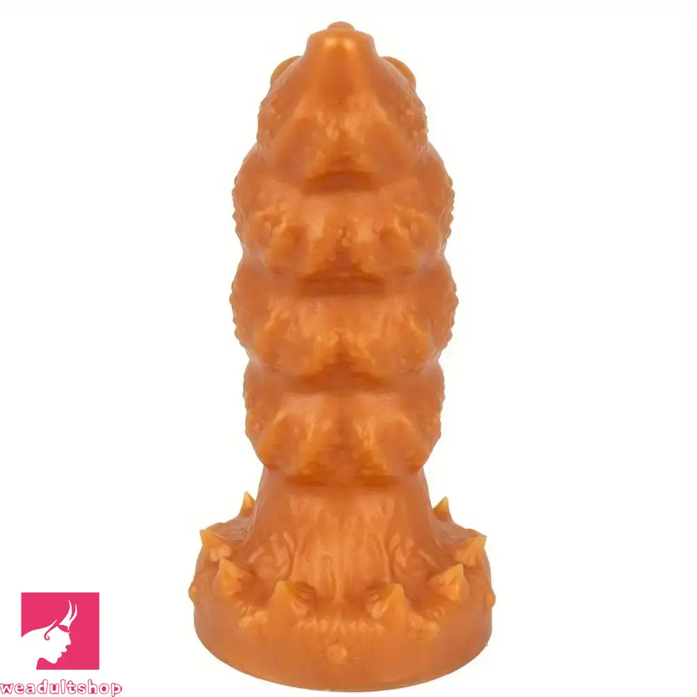 6.69in Liquid Silicone Soft Thick Anal Plug Punishment Play Octopus Dildo