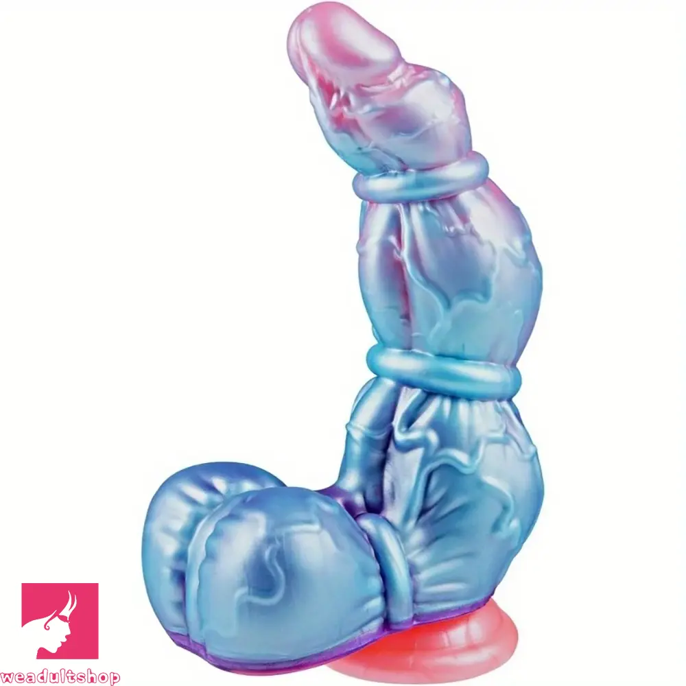 10.6in Huge Monster Knot Thick Silicone Fantasy Soft Dildo Suction Cup Toy