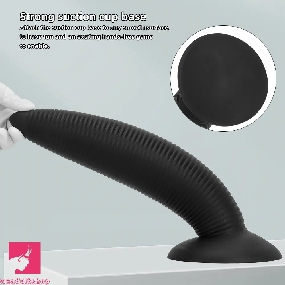 13.38in 14.96in Pointed Large Long Threaded Anal Plug Dildo For Anal Sex