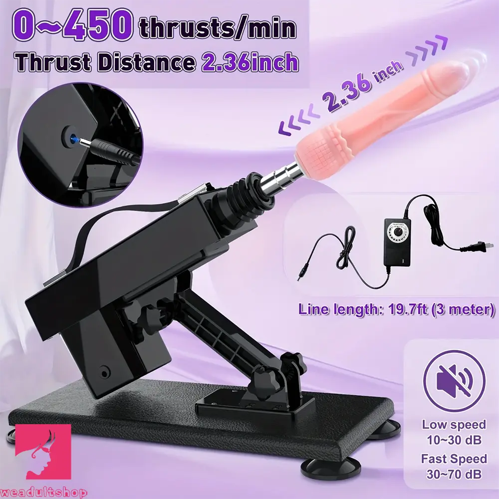 Sex Fucking Dildo Thrust Machine Automatic 3XLR Connector Thruster
